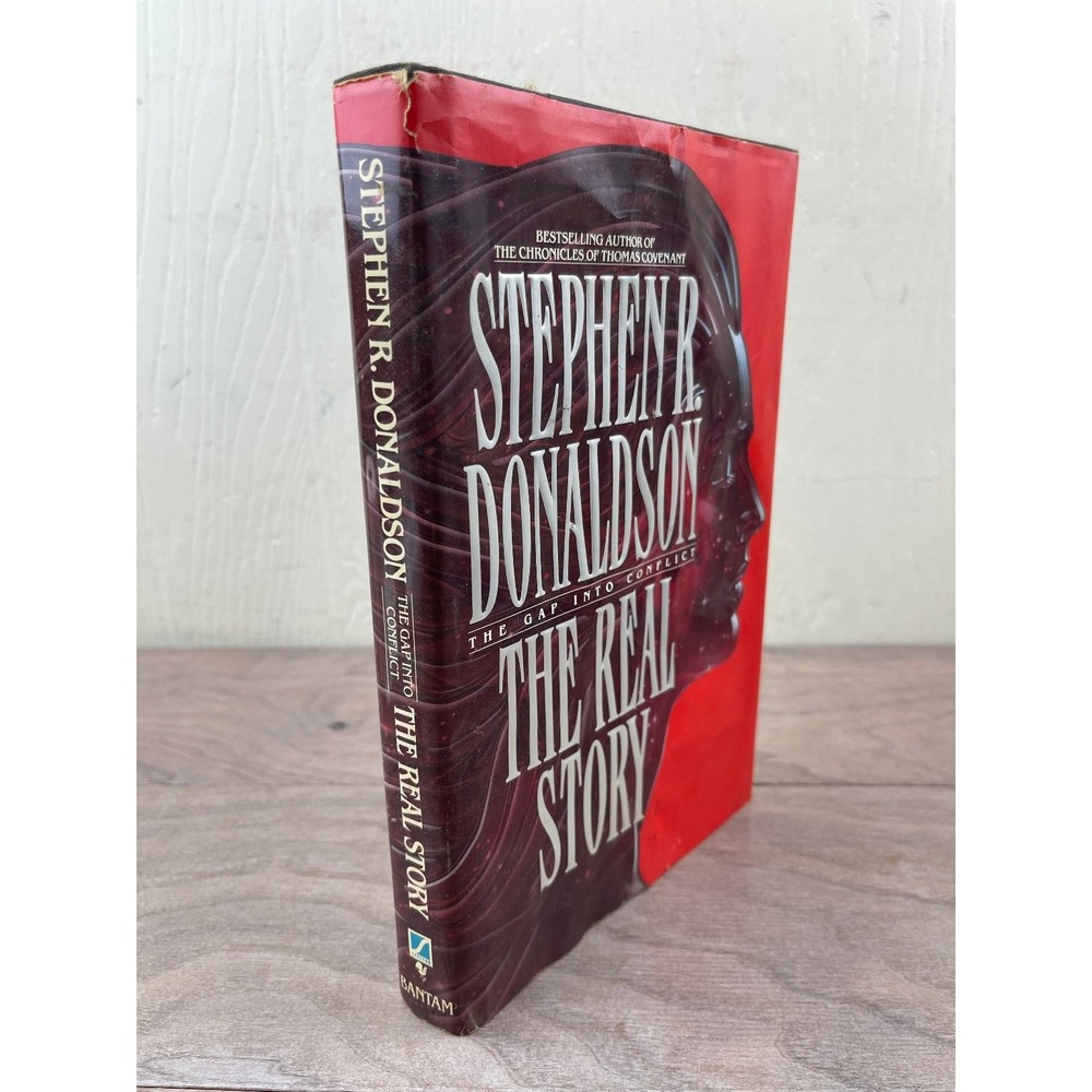 The Real Story Stephen R Donaldson 1991 First Edition Sci-Fi Bantam - Picture 6 of 8